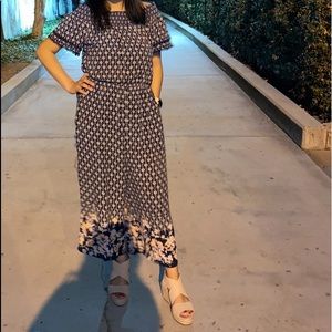 Floral jumpsuit romper